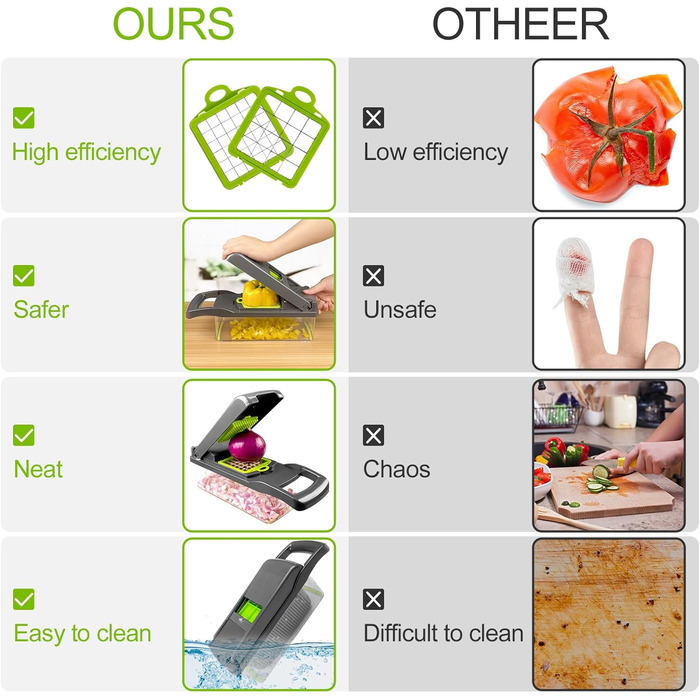 Багатофункціональний набір для нарізки овочів 16 в 1 з відром, нержавіюча сталь, слайсер для огірків, картоплі, моркви