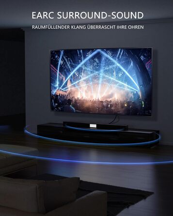 HDMI кабель Stouchi 2м 8K 4K Ultra High Speed з підтримкою eARC HDR10, 48Gbps, 144Hz, сумісний з RTX 3080, PS5, Xbox Series X, Fire TV, Roku TV, Samsung, Sony, LG (сірий)