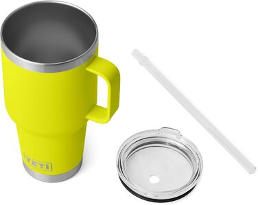 YETI Rambler 35 oz Stainless Steel Vacuum Insulated Straw Mug - Firefly Yellow