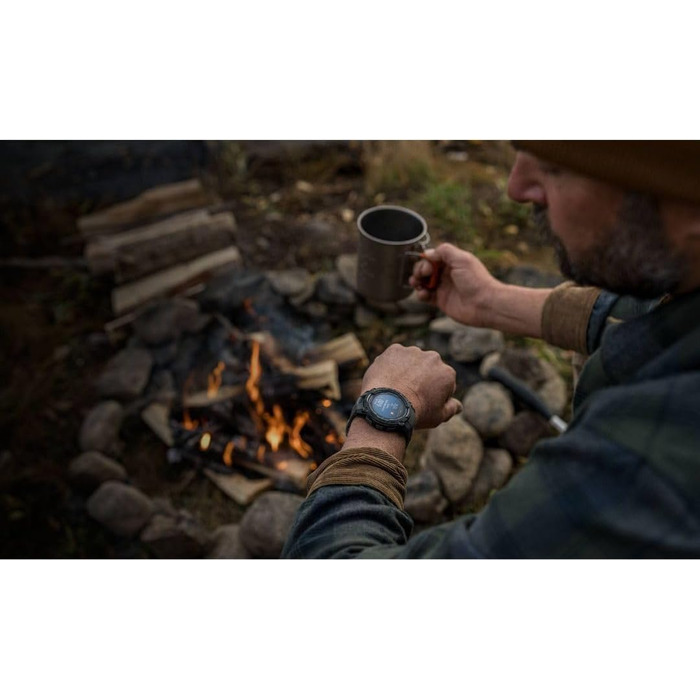 Розумний годинник Garmin Instinct 3 50mm AMOLED – GPS, Multisport, Health Coach, Чорний