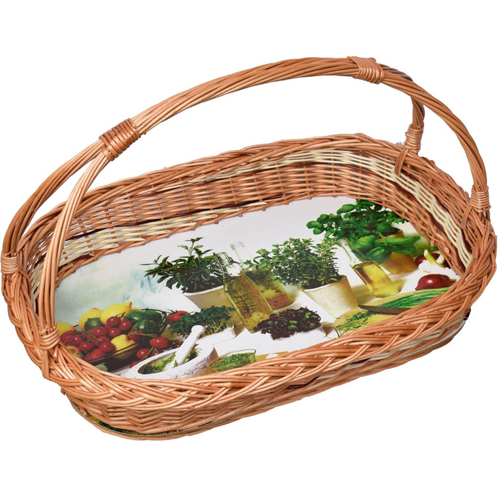 Wicker serving tray (various designs) with ironing board tray basket, basket tray, tray