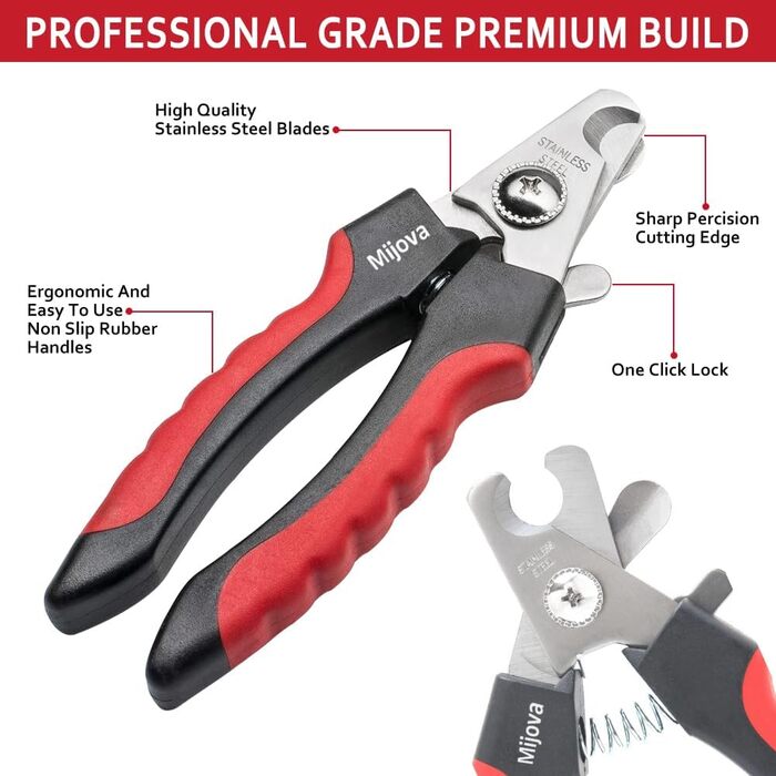 Професійний кусачок для нігтів собак та котів з захистом, рожевий