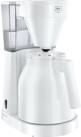 Кавомашина Melitta Easy знімний фільтр, для 10 чашок, термокана, білий