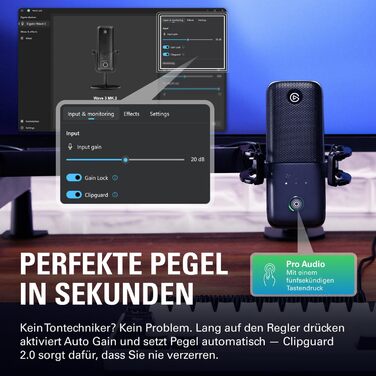 Elgato Wave:3 White - Професійний USB конденсаторний мікрофон для стрімінгу, подкастів, геймінгу та дому (Mac/PC)
