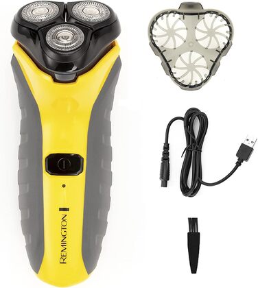 Електричний гоління Remington PR1855 EU: ротаційний апарат для гоління (на мокро та сухо), з тримером, для 3-денної щетини