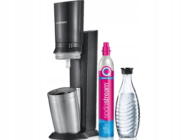 Сифон для газування води SodaStream Crystal 3.0, сріблястий, з балоном CO2