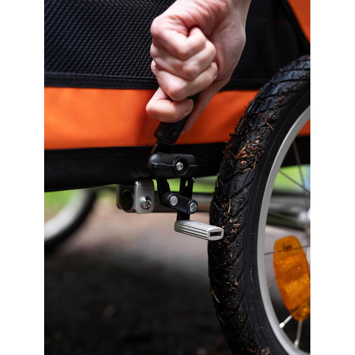 TrendPet DogBus S - Підвісний велосипедний причіп для собак з алюмінію, для малих та середніх собак