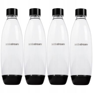 Сифон для води SodaStream Art, чорний + 4 пляшки + набір газюючих пакетиків