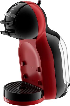 Кавомашина NESCAFÉ Dolce Gusto Mini Me від Krups: компактна, автоматична, 15 bar, чорний/вишневий