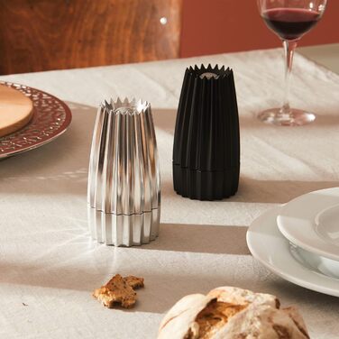 Млинок для перцю та спецій Alessi Grind Wal03, литий алюміній, полірований, сталь, 7,5x7,5x14,2 см, дизайнерський