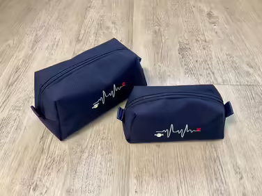 EKG heart rate cosmetic bag large travel bag wash bag travel pharmacy medical bag doctor nurse