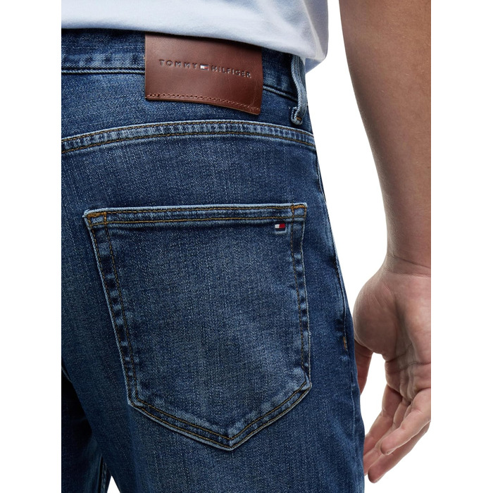 Джинси чоловічі Tommy Hilfiger Denton Straight, темно-синій денім, 34W/32L