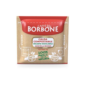 Кавові пади Caffè Borbone Blue Mix, сумісні з ESE системою (44 мм), біорозкладні — 50 шт.