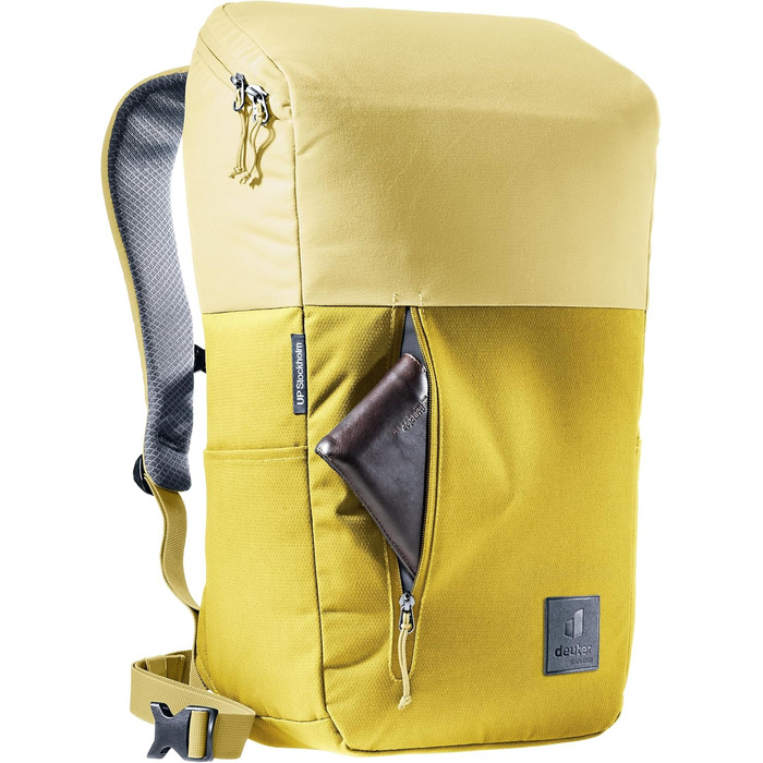 Рюкзак Deuter UP Stockholm 22 л, екологічний, міський, жовтий (Turmeric-ginger)