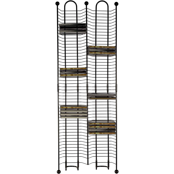 Стійка для 100 CD Atlantic PN63705079, металева, компактна, Gunmetal