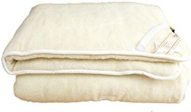 Underbed cover, mattress topper, bed cover, coverlet 100% wool (100x200)