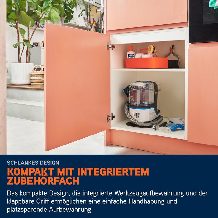 Vax SpotWash Max Pet Edition: Глибокий мийник для килимів та м'яких меблів з технологією SpinScrub, 2.8л, для дому та тварин