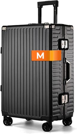 Чорний валіза it-Go з алюмінієвим каркасом, великий, на 4 колесах, ручна поклажа, для подорожей