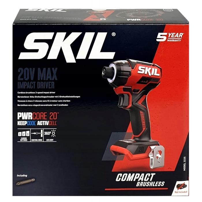 Акумуляторний шурупокрут Skil 20 V CD1E3075CA