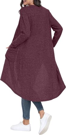 Кардиган жіночий GRECEREE з ґудзиками та V-подібним вирізом, літній (XXL, Рожевий)