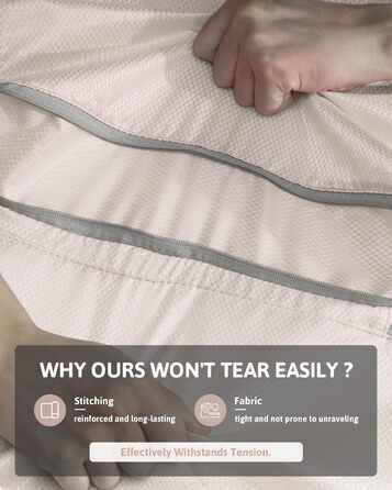 Набір кубиків-органайзерів для валізи Meowoo (4шт) - кубики-компресори, водовідштовхувальні, для подорожей (XL, L, 2×M)