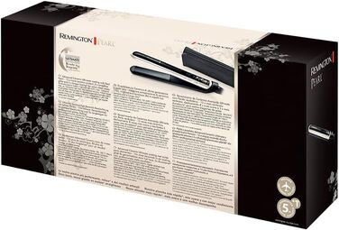 Випрямляч для волосся Remington Pearl S9501 - [Тест-переможець] з керамічним покриттям з перлами, LCD-дисплей, 150-235°C, чохол