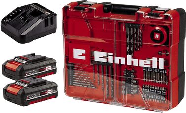 Ударний дриль-шурупокрут Einhell TE-CD 18/40 Li-i +64 (2x2,0Аг)