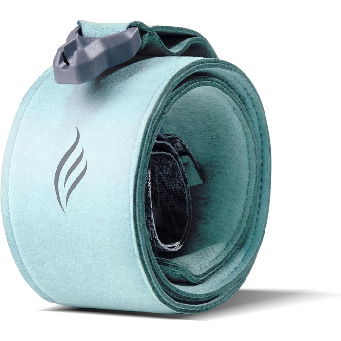 Магнітний ремінь для гітари, басу та укулеле ENYA – Швидке закриття, регулюється однією рукою, з імітацією шкіри (Блакитний)