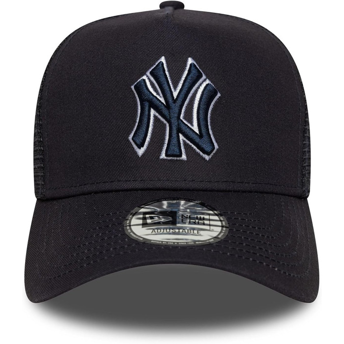 Кепка бейсболка New Era A-Frame Trucker з регульованим розміром, сітка, літо, New York Yankees (38326)