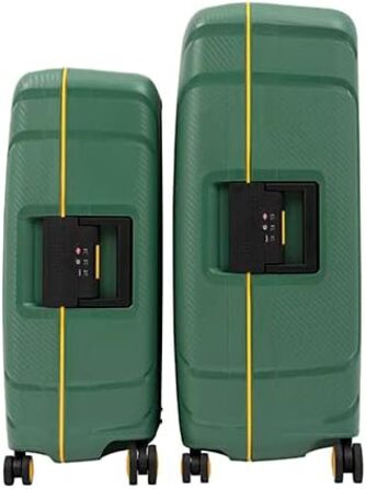 Чемодан CarryOn Steward Hartschalen середнього розміру 65см без замка-блискавки, 3-точковий замок TSA, зелений (XL)
