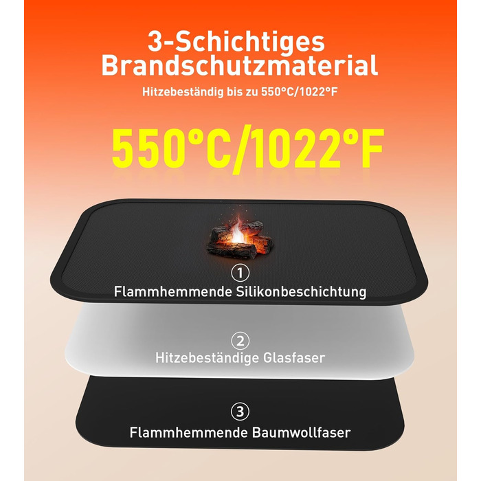 Термостійкий килимок під кавоварку Ankway 40x60 см, чорний. Захист від нагріву, антиковзаюча, водонепроникна підставка для кухонної стільниці. Силікон, 30x45x0.2 см