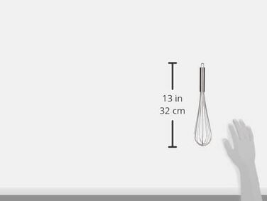 Збивач для яєць Fackelmann 32,5 см, з нержавіючої сталі, міцний, для приготування випічки, 1 шт.