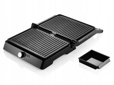 Електричний гриль Kerch Pur, чорний, 2200 Вт