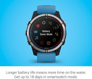 Garmin Quatix 7 Standard Edition: GPS-годинник для яхтингу та водних видів спорту, міцний, з морськими та наземними картами