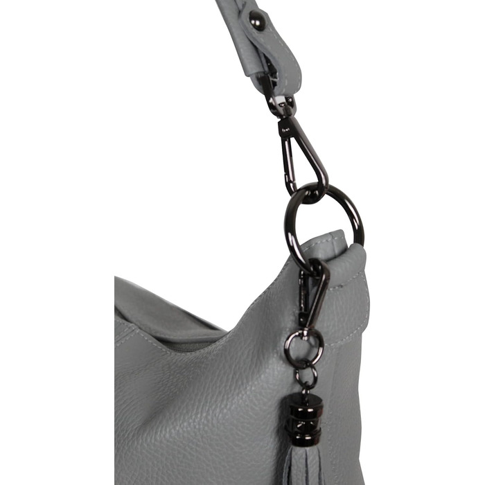 Сумка жіноча AmbraModa GLX09 шкіряна чорна через плече