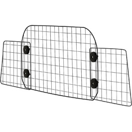 Автобар'єр для собак VEVOR, регульована перегородка, сітка (968x405 мм), захист для заднього сидіння, універсальна бар'єр для SUV, позашляховиків, вантажівок, не складається, 96.5-162 см * 41 см