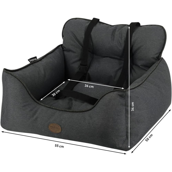 Автокрісло Nobby KADEK Navy, 55 x 50 x 34 см