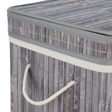 Relaxdays Folding Laundry Basket Bamboo