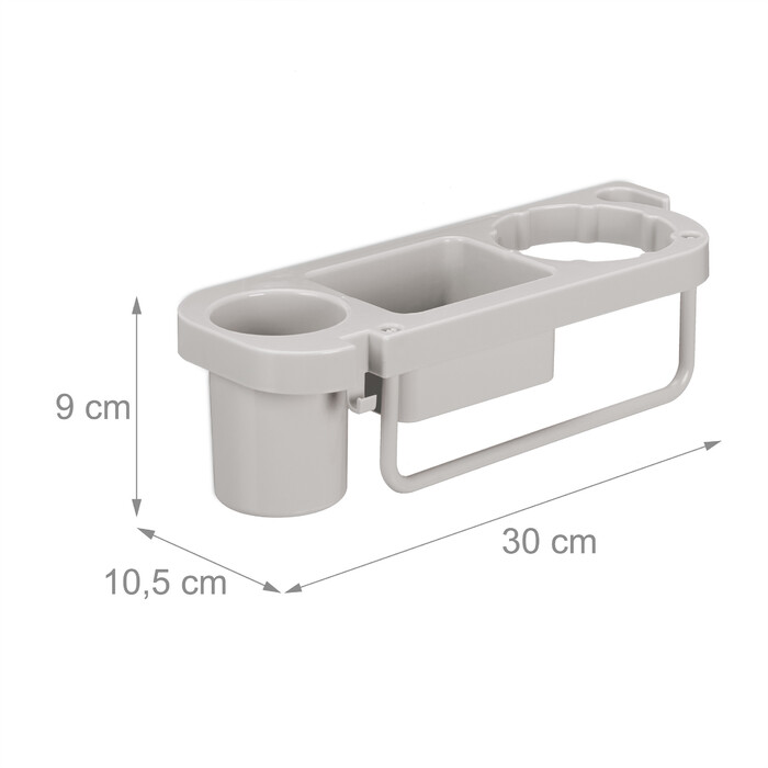 Wall-Mounted Hair Dryer Holder