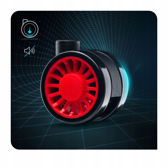 Ігрове крісло Diablo Chairs X-One 2.0, штучна шкіра, чорно-червоне