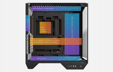 Корпус для ПК DarkFlash DY470 ATX Midi Tower, 4 вентилятори, ігровий