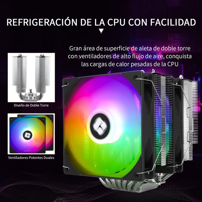 Thermalright Phantom Spirit 120 SE: Кулер для CPU з 7 heatpipes, 120mm вентилятор, AGHP 4.0, S-FDB, сумісний з AMD AM4/AM5/Intel 1700/1150/1151/1200