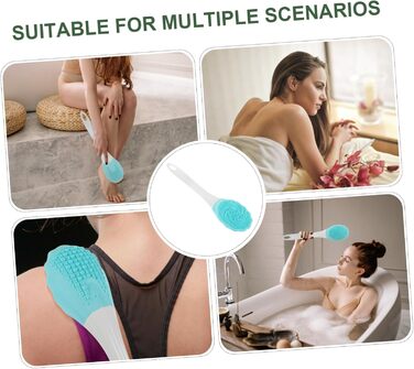 Shower Brush with Handle – Electric Body Brush for Body Massage and Back Cleaning for Everyone