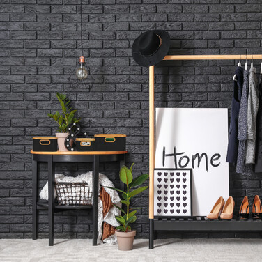 Набір кошиків для зберігання Relaxdays Black з 3 штук