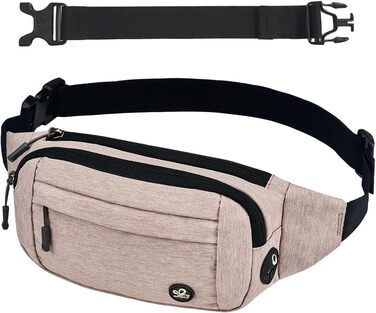 Водонепроникна поясна сумка Waterfly: чоловіча/жіноча, для спорту, подорожей, прогулянок з собакою. Beige