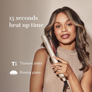 Випрямляч для волосся Silk'n SilkyStraight з інфрачервоною та іонною технологією, для різних типів волосся, бежевий