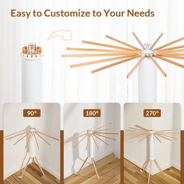 Дерев'яна сушарка для одягу Todeco для приміщень