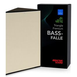 Кутовий басовий пастки-поглинач Addictive Sound Bassfalle Ecke Premium для студії, акустична панель 80-2000 Гц, бежевий, 100 см