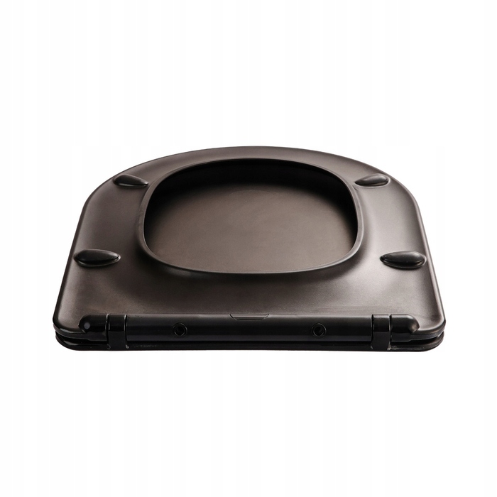 Кришка-сидіння для унітазу Asato Black Dur 0041-4, чорний duroplast