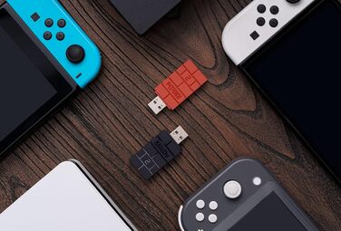 Бездротовий Bluetooth адаптер 8BitDo USB Wireless Adapter 2 для Windows 10, Switch, Android, Raspberry Pi, PS4/PS5, Xbox Series